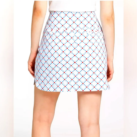 NWT🔥Tummy Control Lady Hagen Skort Red & Blue Stars 🤩 XS or Med - Picture 8 of 14